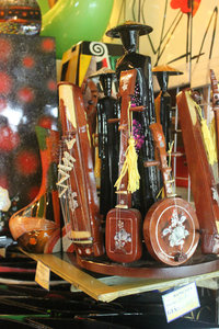 Musical instruments at Bến Thành market in Sài Gòn