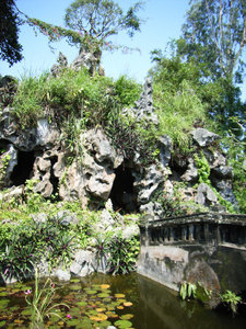 Grotto at the cathedral