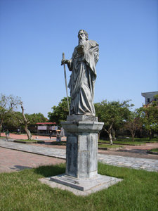 Statue at the cathedral