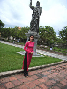 Statue at the cathedral 