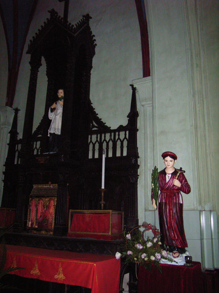 Inside St Joseph's Cathedral 