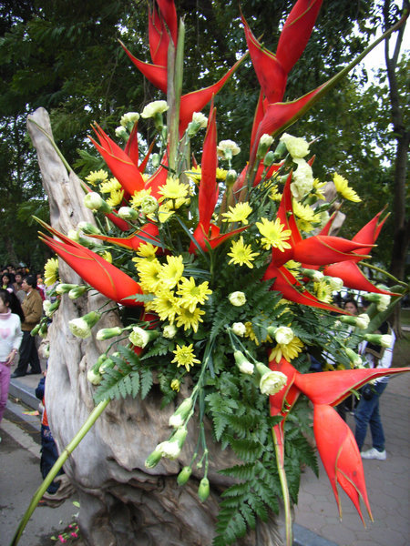 Flowers at the festival