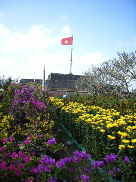 The flag tower
