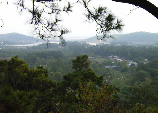 View from summit of Côn Sơn mountain