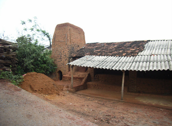 A kiln at the village