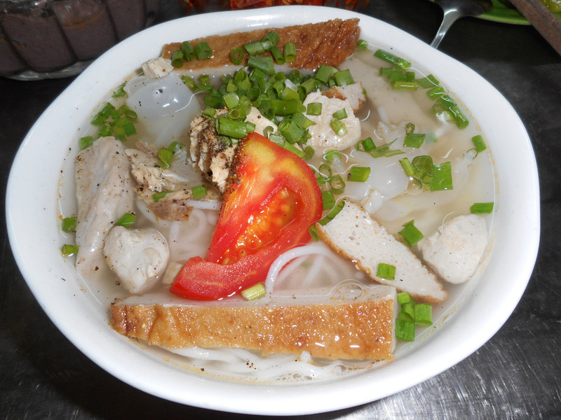 Jelly fish noodle soup (Bún sứa) - Nha Trang city