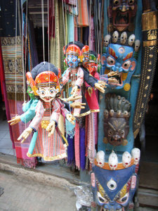 Puppets at Indra Chowk