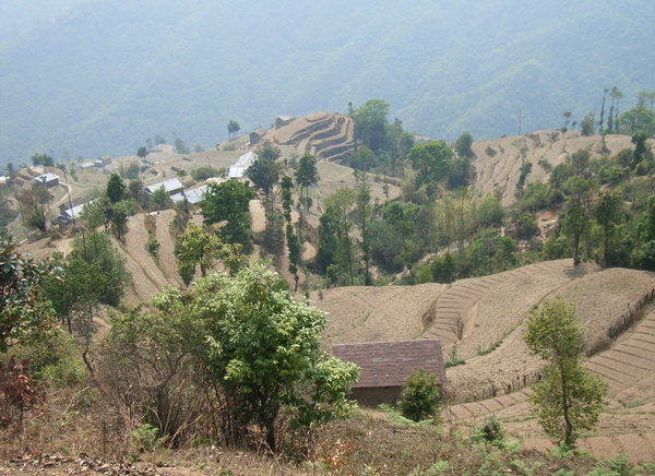 View on the trekking route