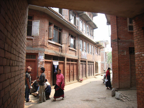An alley in Bhaktapur