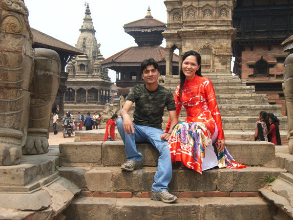 With my Nepalese guide