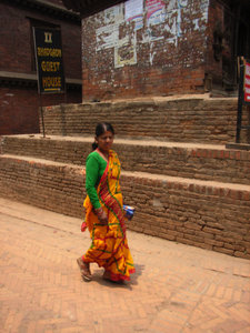 A local woman 