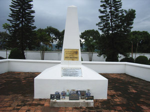 Memorial stupa for French soldiers