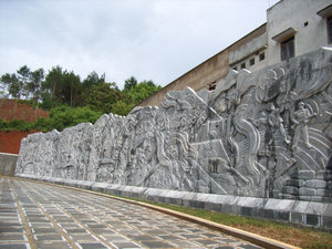 Bas-relief at D1 hill