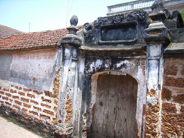 Gate and wall of a house