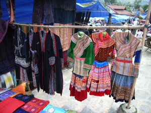 Traditional dresses of H'mong people
