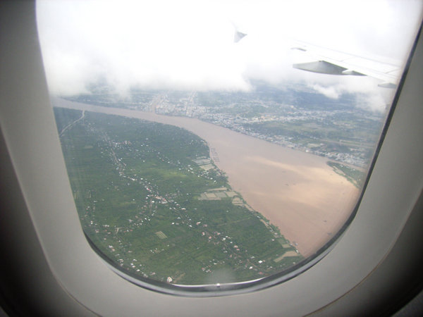 View of the Mekong river 