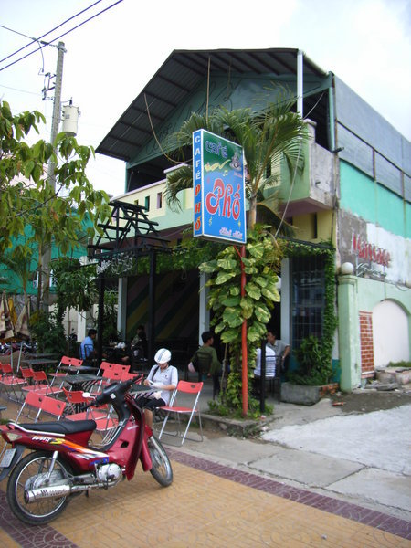 A cafeteria in Cà Mau city 
