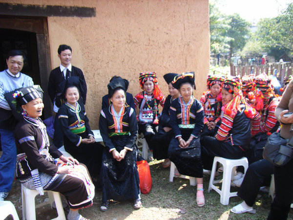 Women in the Hani ethnic minority group