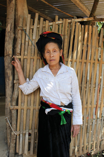A Cống ethnic woman in Mường Tè, Lai Châu province