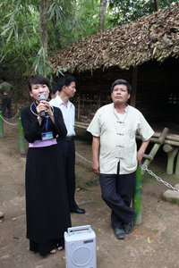 A Tay ethnic girl in Tuyên Quang province