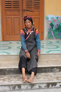 A La Hủ ethnic woman in Mường Tè
