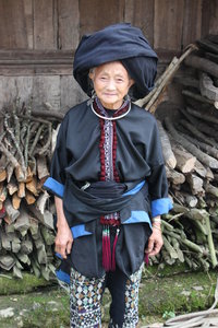 An old Dzao woman in Sìn Hồ, Lai Châu province