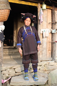A Hani ethnic woman in Đào San