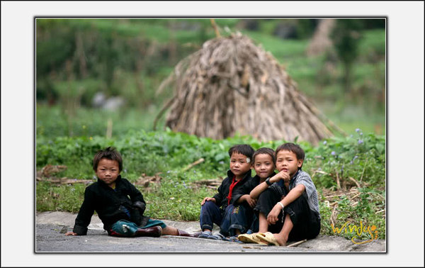 Children in Sủng Là, Hà Giang