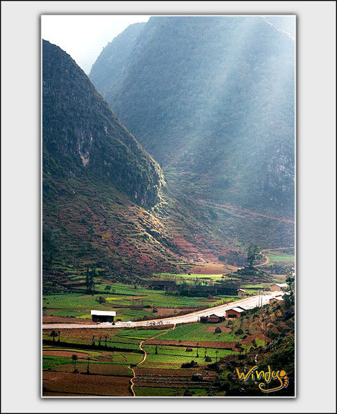 Mountain scenery in Hà Giang 