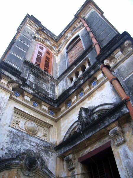 Old French building in Cự Đà village