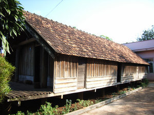 A long house of the Ede people