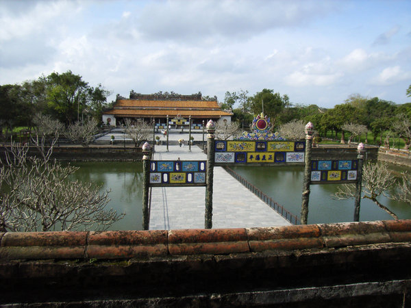 The Imperial Citadel in Hue city