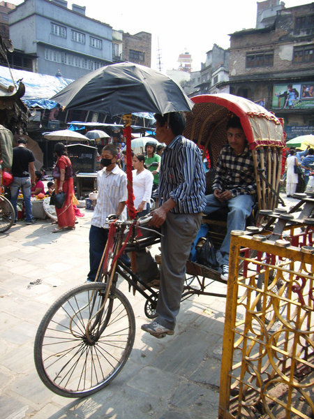 Rickshaw in Nepal