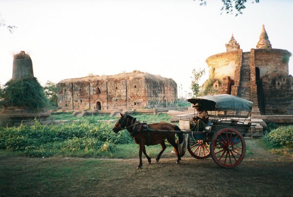 My horse cart in Mandalay, Myanmar