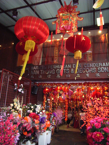 A shop in China town