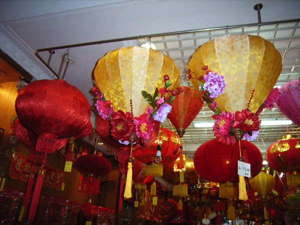 Lanterns at a shop