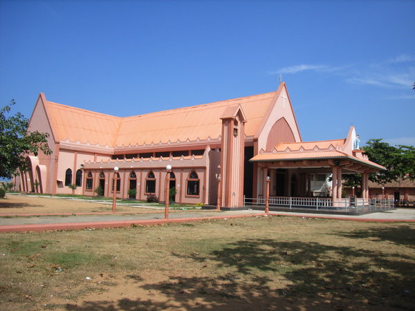 A church in Negombo town