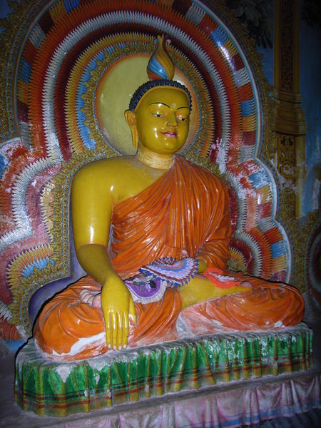 Buddha statue at Bodirajarama Temple