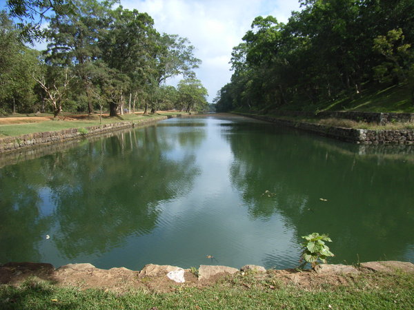 View of the moat 