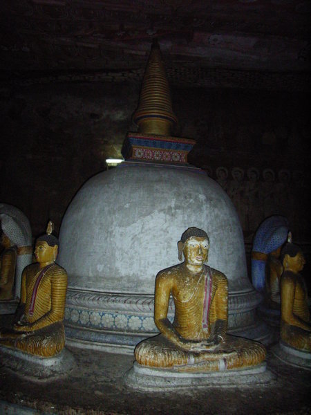 Stupa inside the cave