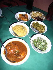 Sri Lankan food at lunch