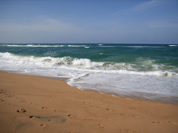 The beach in Tuy Hoà city