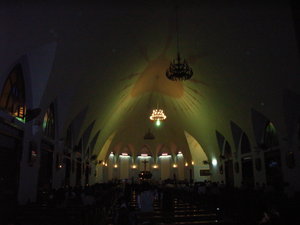 Inside Tuy Hoà church 