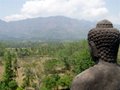View from Borobudur temple, Indonesia