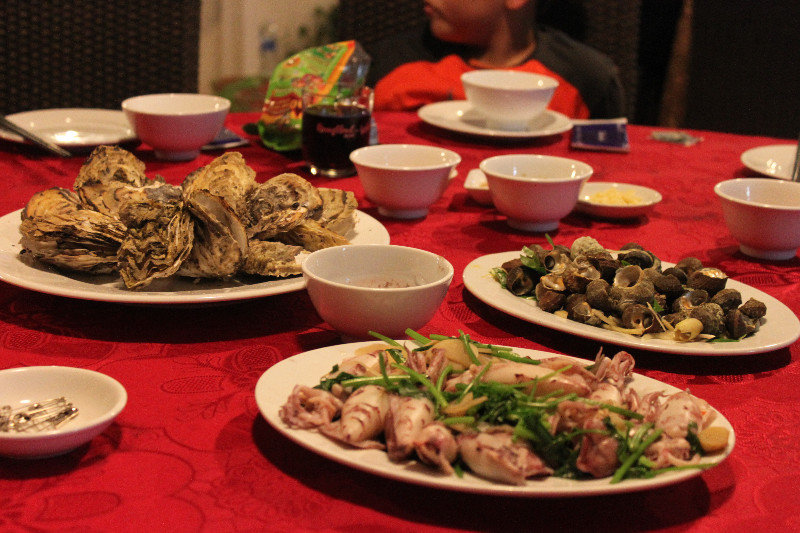 Seafood in Hạ Long bay