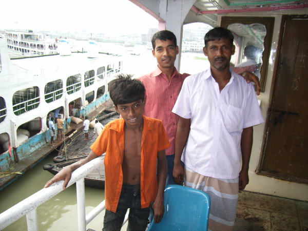 Friendly people I met on a ferry