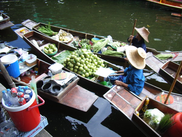 Boats at the market