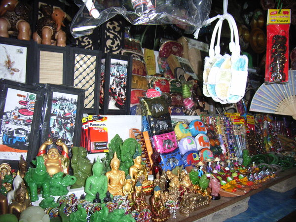 Various type of souvenirs