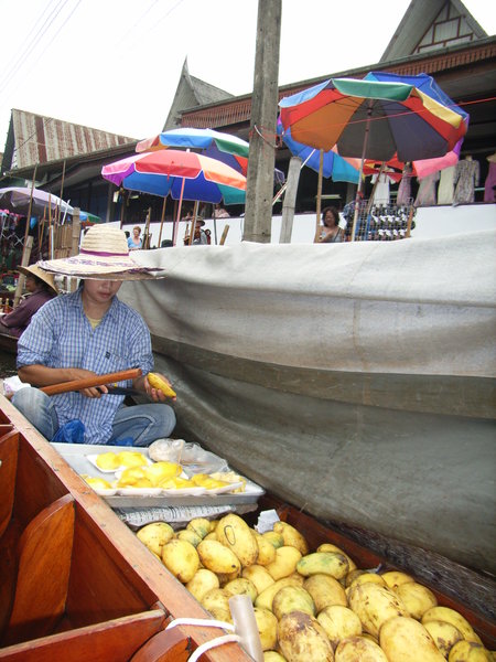 A boat at the market