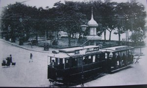 Tramline in Hanoi (1901)